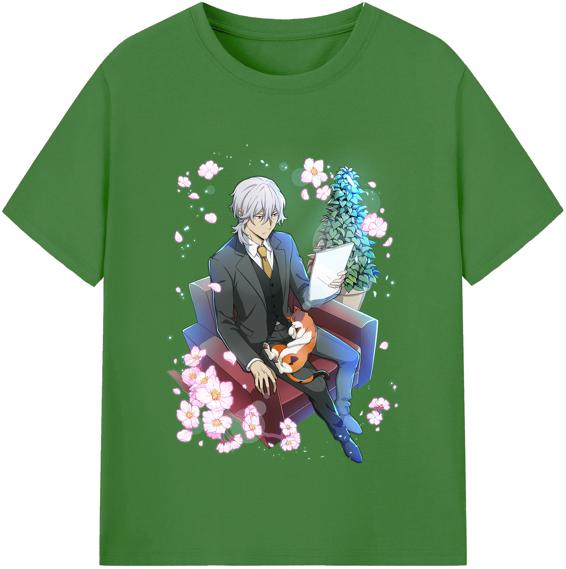 （画像用） 文豪ストレイドッグス Bungo Stray Dogs レディースカジュアルプリントTシャツ（綿100％）